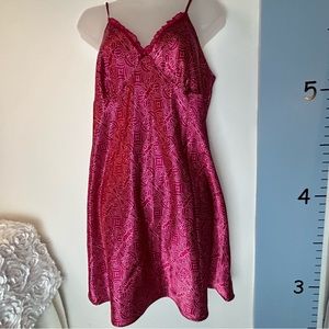 Adonna Red White Polka Dots‎ Floral Pattern Lingerie Valentine Pajamas Large